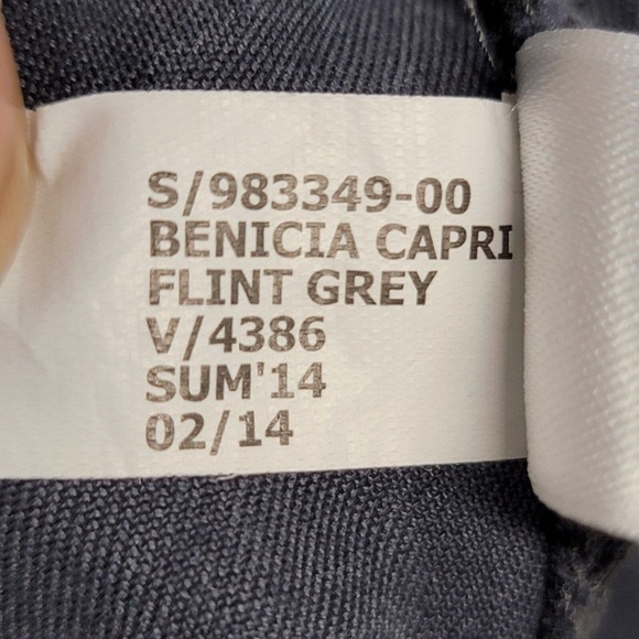 Athleta Jogger Pants Women Size 8 Benicia Capri Gray Drawstring Elastic Waist - Picture 5 of 11